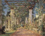 Colin Campbell Cooper, Pergola at Samarkand Hotel,Santa Barbara